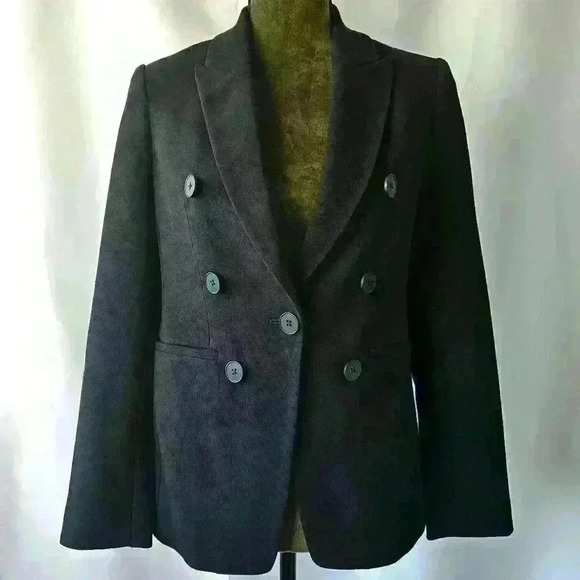 😍 NWT 😍 Express Single Button Knit Blazer, Black, Size XS - Picture 1 of 10
